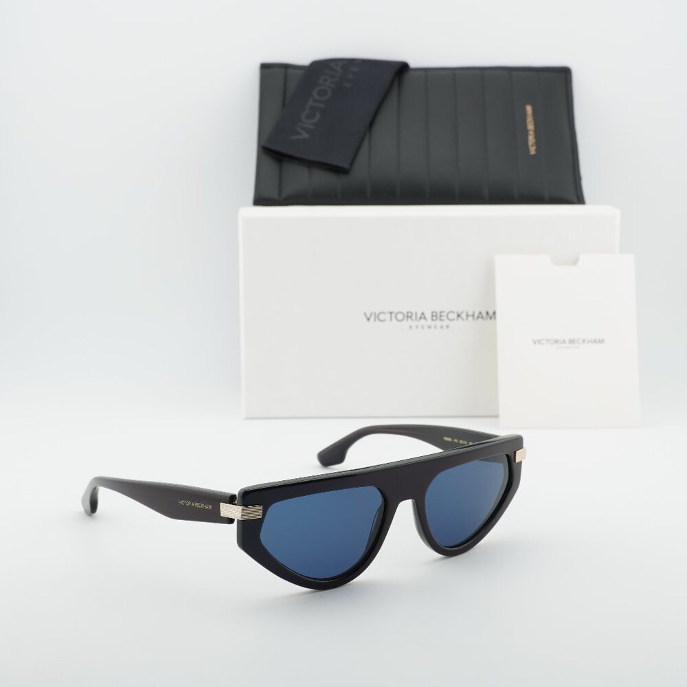 Victoria Beckham VB685S 415 Cat Eye Sunglasses – Midnight Blue
